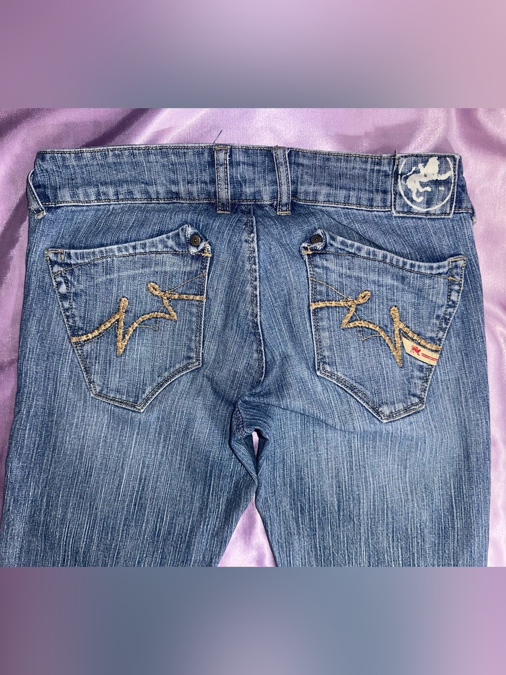 Vintage Y2K Low Rise Bootcut Light Wash Parasuco jeans 30/33”